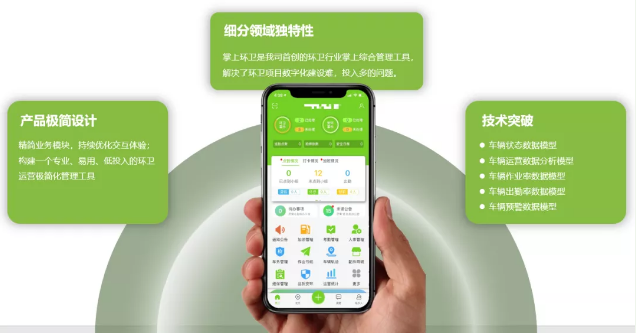 ballbet贝博环境“掌上环卫APP”入选国家工信部“移动物联网应用优秀案例”